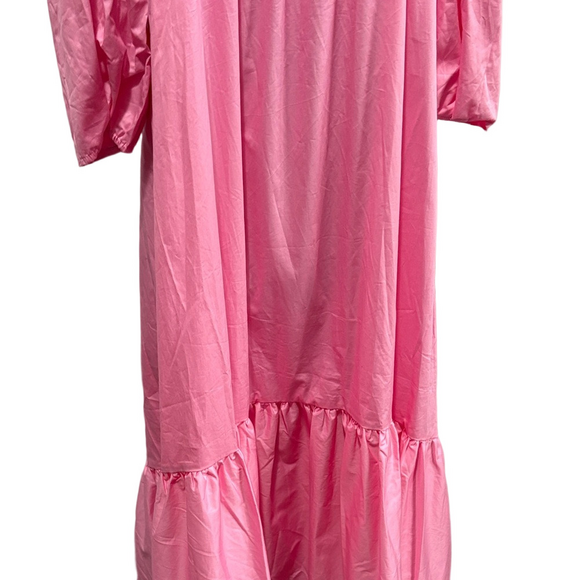 H&M 100% Organic Cotton Blush Pink Maxi Dress - Picture 3 of 16